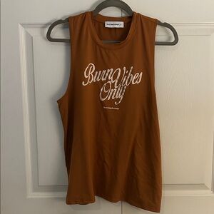 Burn Boot Camp Rust Colored Tank